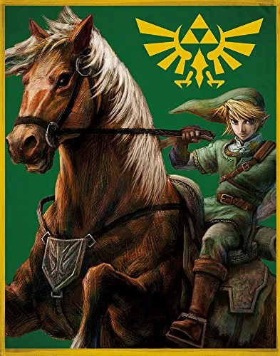 Legend of Zelda Wohndecke 160 x 200 cm - Bettdecken für Fans: Kuscheldecke mit Link-Motiv, waschmaschinen- und trocknergeeignet, perfekt für gemütliche Abende und vielseitig einsetzbar in jedem Zimmer.