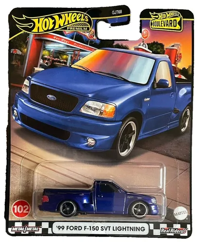 Hot Wheels '99 Ford F150 SVT Lightning 102 Boulevard '24 1:64 Modellauto Pickup