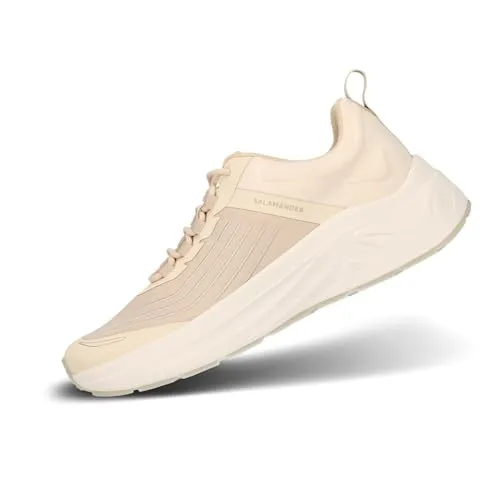 Salamander Damen Low-Top Sneaker - Bequeme Freizeitschuhe mit Wechselfußbett - Damen-Hallenschuhe mit flachem Absatz und schnürbarem Design, ideal für den Alltag und Sport. Das Wechselfußbett sorgt für individuellen Komfort.