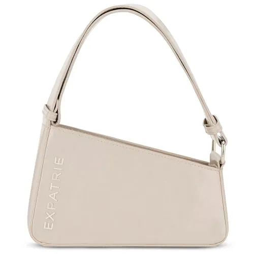 Expatrié Schultertasche Georgia - Vintage Handtasche im asymmetrischen Design - Schultertaschen – Die wasserabweisende 