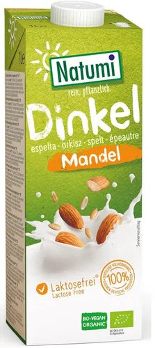 Natumi Dinkel-Mandel-Getränk ohne Zuckerzusatz BIO 1 L