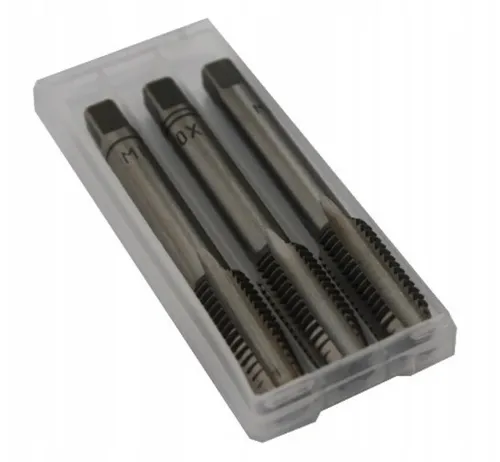 Gewindebohrer Gewindeschneider mit metrischer Regelgewinde 3-tlg M-4 DIN352