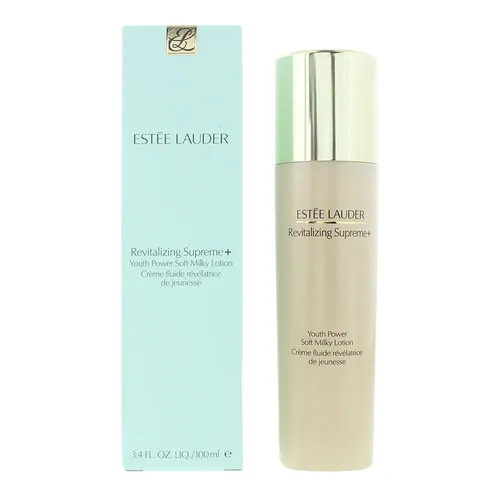 Estée Lauder REVITALIZING SUPREME+ Soft Milky Lotion 100ml - Nachtpflege mit 72 Stunden Feuchtigkeit, die die Haut strafft und geschmeidig macht – ideal für ein jugendliches Aussehen.