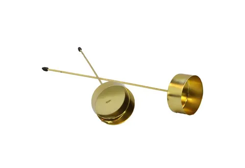 Annastore Kerzenständer 4-TLG. Set Adventskranz-Stecker aus Glas oder Metall (Teelichthalter für Adventskranz), Adventskranzhalter, Kerzenhalter für Adventskranz
