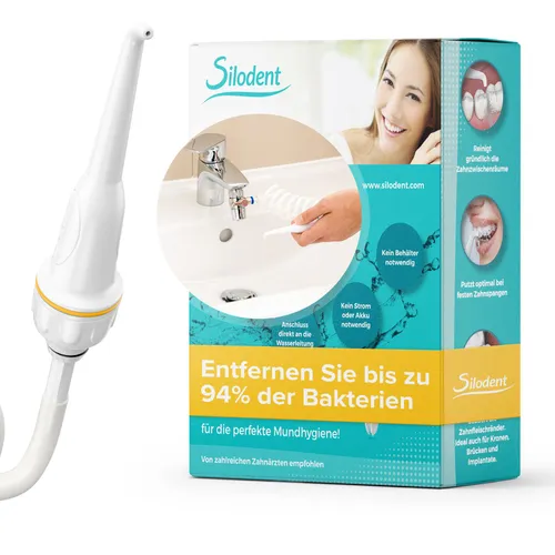 Produktbild Silodent Munddusche Familienset mit 3 Aufsätzen
