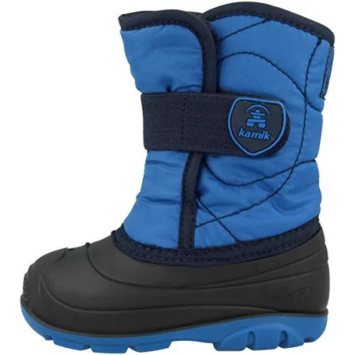 Kamik Unisex-Jungen Snowbug3 Winterstiefel, Blau (Blue BLU), 26 EU - Stiefel für Jungen, wasserfest und warm gefüttert, perfekt für winterliche Abenteuer im Schnee.