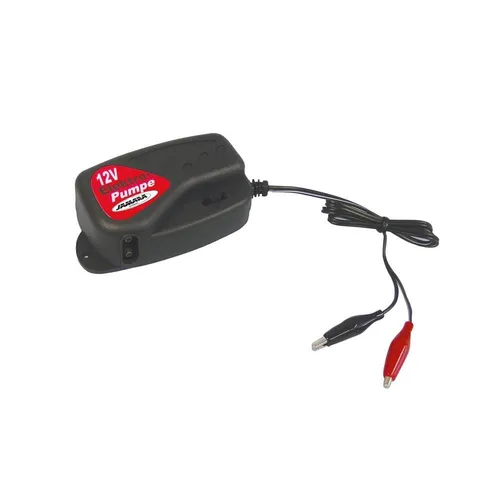 Jamara Kraftstoffpumpe schwarz 12V - Hochleistungsmodell für Nitro-Kraftstoffe - Modellbauzubehör: Elektrische Pumpe für sauberes Be- und Enttanken von Modellkraftstoffen, selbstansaugend und mit integriertem Umschalter für einfache Handhabung.