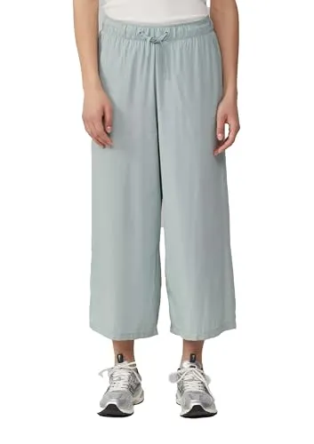 QS Culotte mit elastischem Bund und Tunnelzug in lind green - Stylische Culotte mit hohem, elastischem Bund und Tunnelzug für optimalen Tragekomfort. Perfekt für lässige Outfits und ideal für warme Tage.