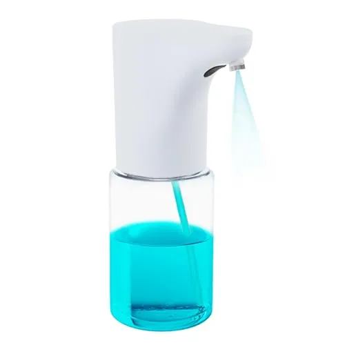 ProMedix Automatischer Seifenspender 300ml mit Infrarot-Sensor | Automatikspender für Flüssigseifen, Desinfektionsmittel, Duschgels und Shampoos | Elektronischer Seifenspender (Weiß)