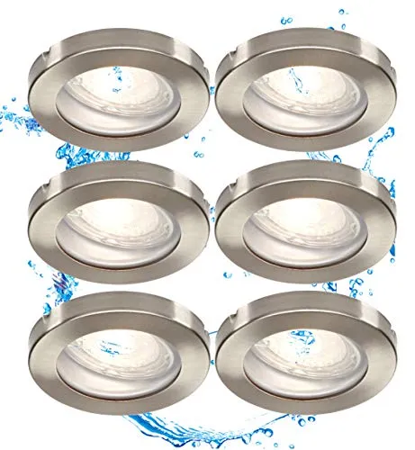 Trango IP65 LED Einbaustrahler 6er Set von Trango