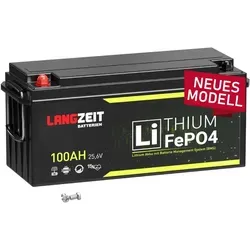 Langzeit LiFePO4 100Ah 24V Lithium Batterie