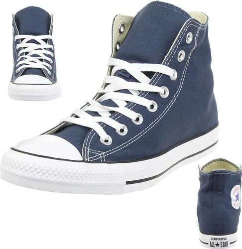 Converse Chuck Taylor All Star Core Hi Sneaker, navy - Sneaker high mit sportlichem Design, knöchelhoch und aus hochwertigem Textil, ideal für den lässigen Look. Größenhinweis: Fällt groß aus, bitte eine Größe kleiner bestellen.