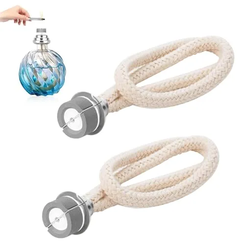 Ersatzdocht für Duftlampe Berger – 2 Stück, Silber