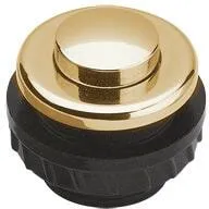 Grothe Protact 340 GO Klingeltaster, Ø 22mm, Messing, Vergoldet (62025)