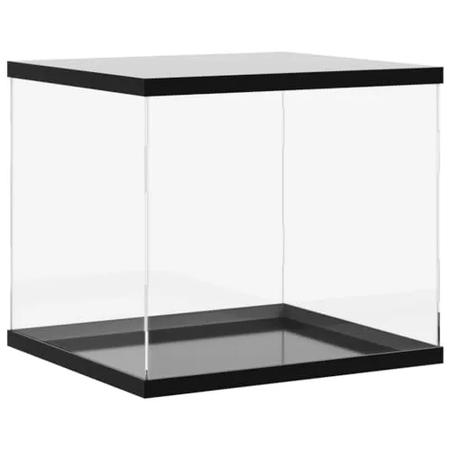 vidaXL Acryl Vitrine für Sammlerstücke - Glasvitrine aus robustem Acryl schützt deine Sammlerstücke vor Staub und Beschädigung. Ideal für Figuren, Spielzeug und Kunsthandwerk – einfach zu montieren und transparent für optimale Präsentation.
