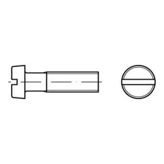 Reyher 84 Zylinderschrauben M 2 x 12 mm - Verzinkt, Güte 4.8 (2000 Stück) - Hochwertige Zylinderschrauben für zuverlässige Verbindungen, ideal für Bauprojekte und Reparaturen, Made in Germany.