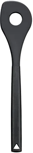 triangle 71 711 15 00_B Rührlöffel mit Silikon und Loch schwarz professionelle Qualität Kochlöffel