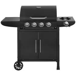 Habitat Garten Gasgrill, Grau, Metall, 57x104x118 cm, Grills & Outdoor-Küchen, Gasgrills