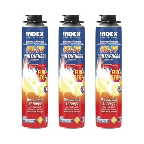 3x PROFI Brandschutz Pistolenschaum B1 750 ml PU-Schaum PU schwer entflammbar