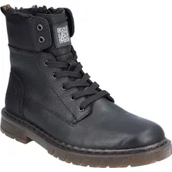 Rieker Herren Stiefel 31602 - Robuste Wanderschuhe - Wanderschuhe aus Glattleder mit Gummiverschluss, ideal für Herbst-Winter 22, bieten perfekten Halt und Komfort auf jedem Terrain.