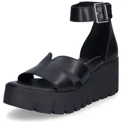 Tamaris 28701/46 Black Leather Sneaker in schwarz von Tamaris