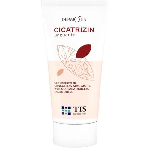 TIS Wund- und Heilsalbe — Narbenpflege Wundcreme und Brandsalbe mit Natürlichen Inhaltsstoffen zur Geweberegeneration — Ideal für Kratzer, Schnitte, Schwellungen, Insektenstiche, Sonnenbrand - 50g