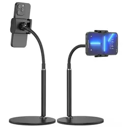 Verstellbarer Handy Ständer Tisch Halterung Multi-Winkel Schwarz 3.5-6.5 Zoll