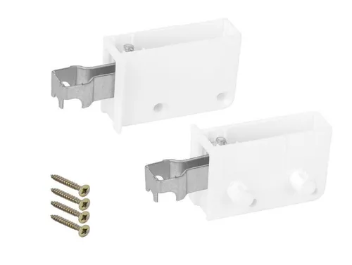 Prima-Online Möbelbeschlag Schrankaufhänger L/R in Weiß von Prima-Online