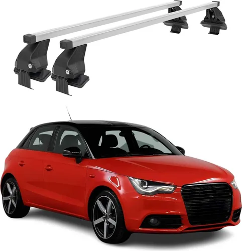 OMAC Dachträger Menabo Stahl Gepäckträger für Audi A1 Sportback 2011-2018 - Dachgepäckträger aus hochwertigem Stahl, leicht und abnehmbar. Ideal für Outdoor-Abenteuer mit wasserdichter und windbeständiger Konstruktion.