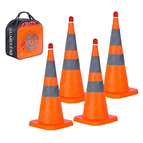 Faltkegel Warnkegel/Verkehrskegel/Verkehrskegelschild/Faltbar Warnkegel Sicherheitspilone Sicherheitskegel Mehrzweck-Popup-Reflektierender Sicherheitskegel