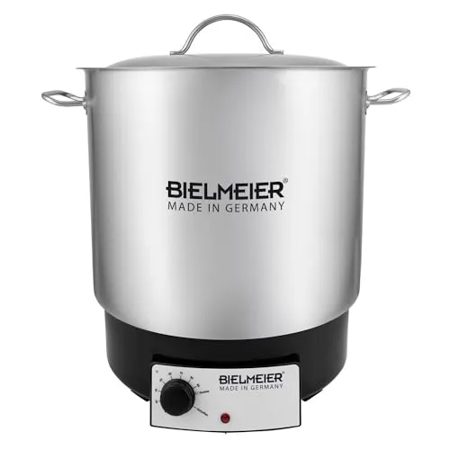 Bielmeier Einkochautomat Edelstahl Design Neu einwecken Metalldeckel 1800 W 29 L einkochen BHG 490.0 Made in Germany