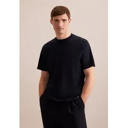 Seidensticker Herren T-Shirt aus Baumwolle in Blau, Größe S von Seidensticker