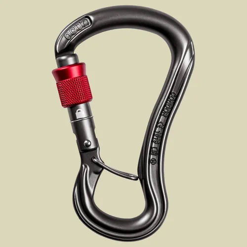 Ocun Condor HMS Screw Karabiner (Größe One Size, rot) in rot von Ocún