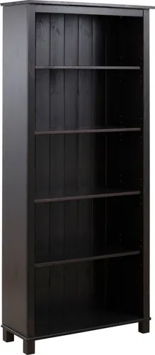 Home affaire Regal Pivo aus Kiefernholz, 171 cm hoch, braun - TV-Halterung mit 5 offenen Fächern und 3 Einlegeböden, aus massivem Kiefernholz für einen natürlichen Look und pflegeleicht, ideal für stilvolles Wohnen.