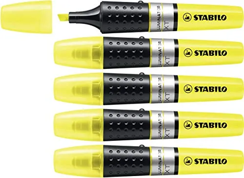 Textmarker Stabilo Luminator 71/24 Gelb 5er Pack in gelb von STABILO