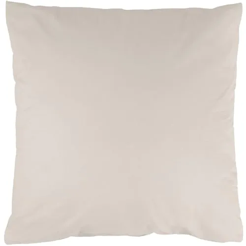 Kissenbezug Beige 40x40cm Kopfkissenbezug Kissenhülle 100% Baumwolle Kissen Pillow Cover mit Reißverschluss Luna