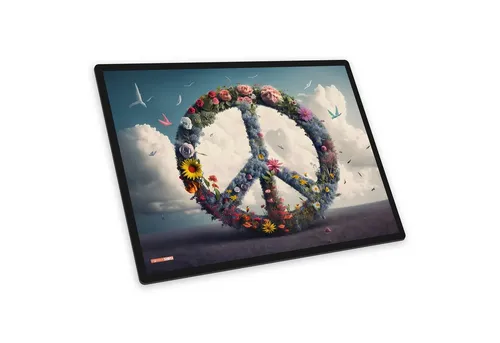 itenga Schreibtischunterlage itenga Schreibunterlage Motiv Peace