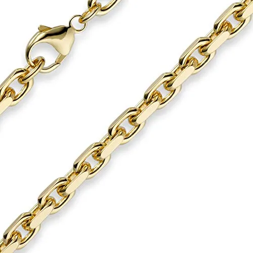 5mm Ankerkette aus 750 Gold Gelbgold 70cm für Herren