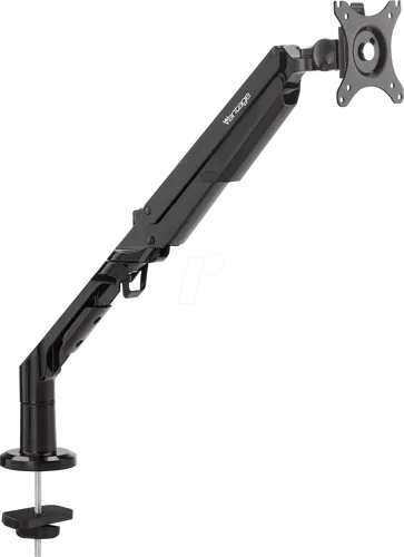 VANT 028-0003 Monitor Halter für 1 Display, 17'' - 36'' - Ergonomischer Monitortragarm mit Gasdruckfeder, drehbar um 270° und einstellbarer Höhe. Ideal für eine komfortable Tischmontage und optimale Kabelführung.