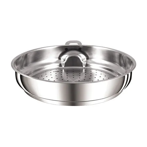 Tefal Ingenio Edelstahl 24cm Dampf Einsatz - Praktischer Dampfgarer aus Edelstahl, ideal für gesundes Kochen. Kompatibel mit Induktion, Gas und Elektrisch – perfekt für vielseitige Küchen!