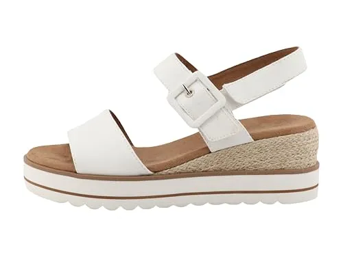 Tom Tailor Keilsandaletten in Weiß, Größe 37 von Tom Tailor