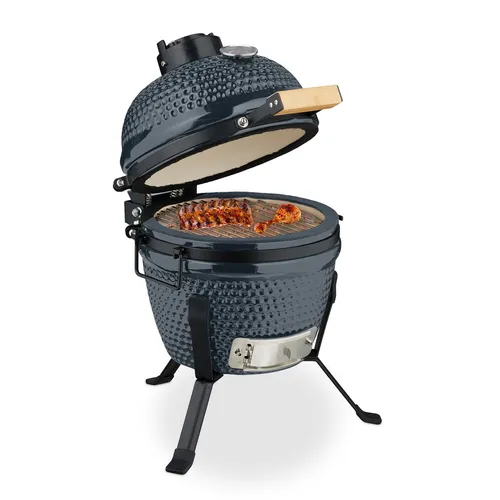 Kamado Grill Keramikgrill – Vielseitiger Holzkohle Smoker