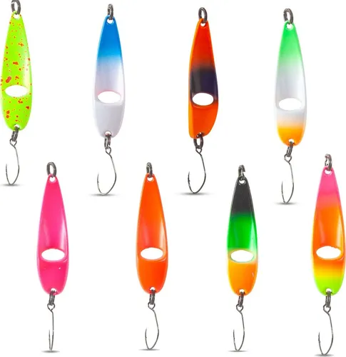 Iron Trout Hole-in-One Spoon 4g - Spinnköder, Sänger Farbe:OG