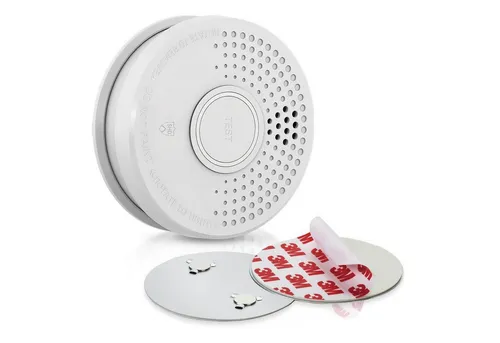 ONECONCEPT Rauchmelder DOF39 mit Magnetic Mount - Rauchmelder für Zuhause, inklusive innovativer Magnethalterung für einfache Montage ohne Bohren. Lebensrettendes Warnsignal mit 85dB für Sicherheit im Schlaf.