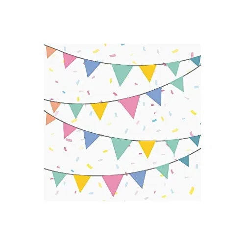 Lunch Servietten Wimpel Flaggen Gartenfest 33 cm BIO 20