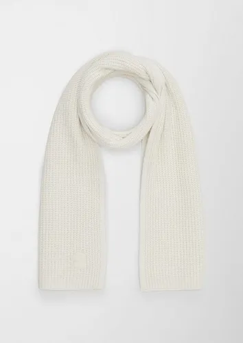 s.Oliver Schal Tuch, Strickschal aus Viskosemix in beige von s.Oliver