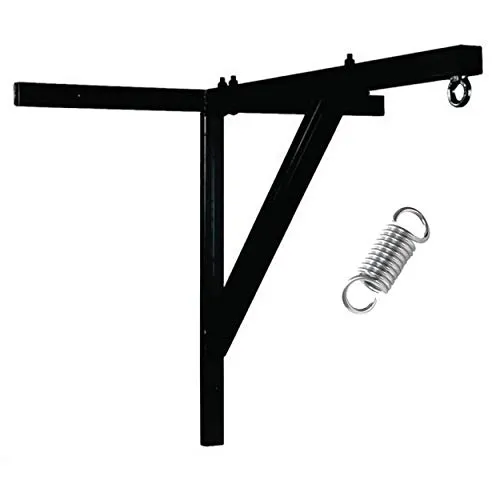 Victory Sports Boxsackhalterung grau - Kampfsportzubehör, stabile Stahlkonstruktion für sichere Befestigung von Boxsäcken bis 50 kg, ideal für intensives Training.