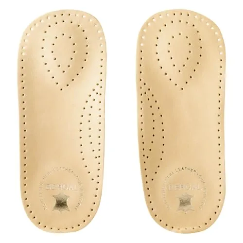 BERGAL Perfekt Plus Elegant - schmale Form für Elegante Damenschuhe (Gr. 36-42) + Rema Einlagenbeutel (40, Braun)