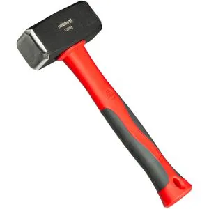 Meister Fäustel 2203660, 1250g Kopfgewicht, mit Fiberglasstiel