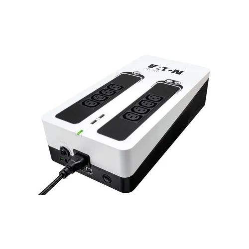 Eaton 3S 700 IEC - 700 VA Unterbrechungsfreie Stromversorgung mit 8 IEC Ausgängen und Überspannungsschutz, geräuschlos und ideal für empfindliche Geräte